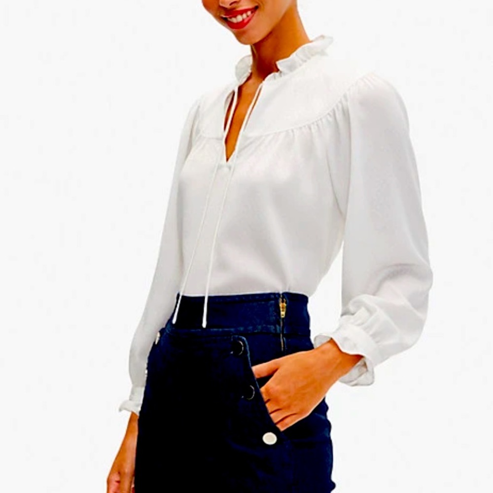 NWT- Kate Spade Fluid Jacquard Top